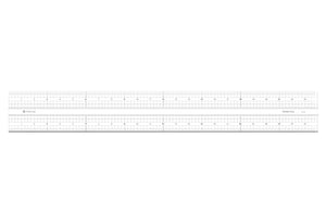 PolarLab Acrylic Ruler - Designed for Perfect Cut Set - 24 Inch